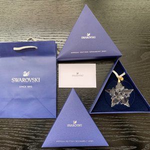 Swarovski Annual Christmas Ornament 2021 NWT